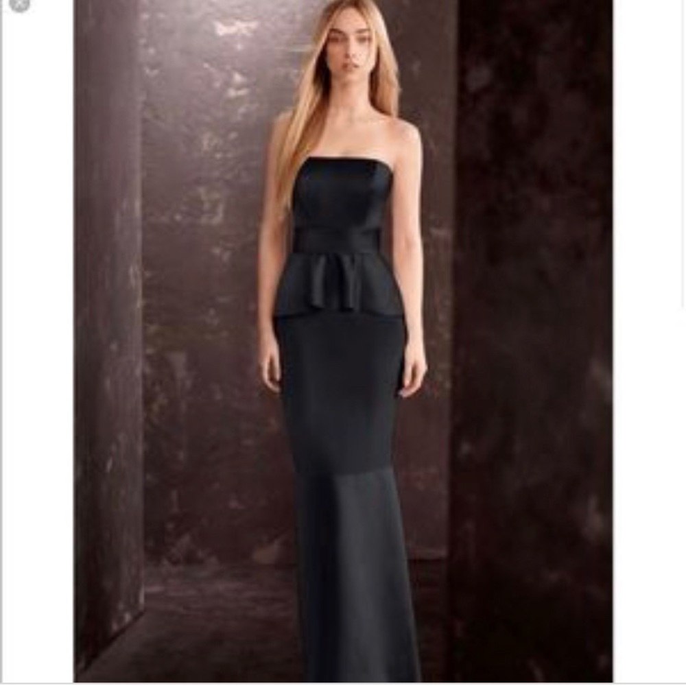 WHITE BY VERA WANG sexy black layered dress